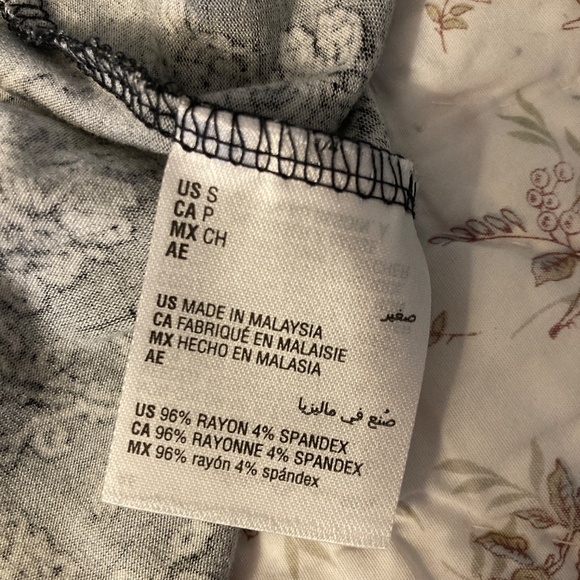 Style & Co. Swing Dress Size S Black & Cream - Picture 7 of 7